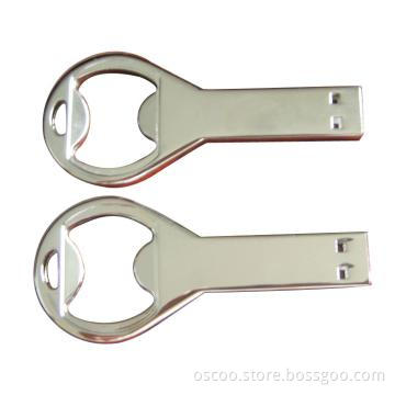 metal bottle opener usb flash disk, direct factory price